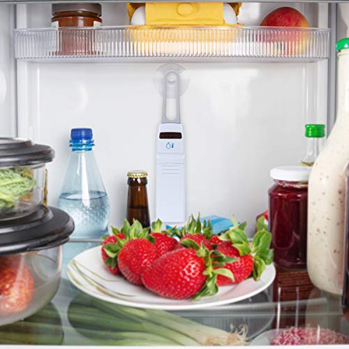 AcuRite Digital Wireless Fridge and Freezer Thermometer with Alarm, Max