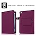 Fintie iPad Mini 4 Keyboard Case - Premium PU Leather Folio Stand Cover with Removable Wireless Bluetooth Keyboard for Apple iPad Mini 4 (2015 Release), Purple