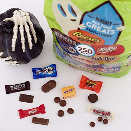 HERSHEYS-Bulk-Halloween-Chocolate-Candy-REESES-HERSHEYS-KIT-KAT-Miniatures-Assortment-250-Pieces-5lbs-bag