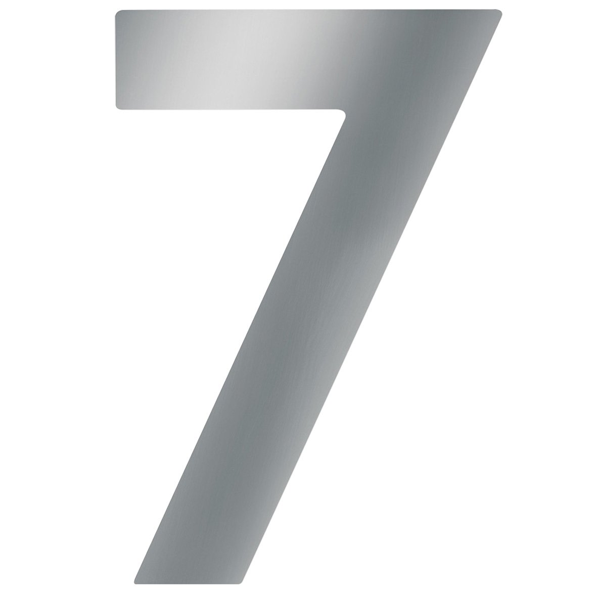 Meister Stainless Steel House Number, 3D Design, Easy Readability, Individual Combination Options - Labelling - Marking - Front Door - House Wall - Garden Gate, 424067