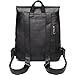 Zebella Womens Vegan Vintage Leather Backpack Faux Leather Laptop Backpack Travel Daypack College Bookbag--Black