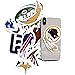 32pcs Football NFL New England Patriots Philadelphia Eagles Badge Laptop Stickers Soccer Star Stickers Computer Car Skateboard Motorcycle Bicycle Luggage Guitar Bike Decal