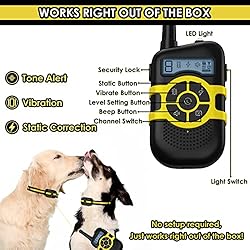 Lalolee Dog Training Collar, IPX7 Waterproof Shock