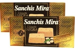 Sanchis Mira Turron de Jijona. 7 oz. from Spain. Pack of 2