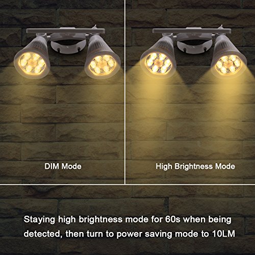 Brizled Upgraded Dual Head Solar Lights Motion Sensor Outdoor, White Solar Spotlights 12 LED Security Light 360 Degree Rotatable Flood Lights for Garage, Driveway and Wall, Warm White, 2 Pack