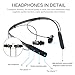 Cospor V4.1 Bluetooth Headphones Magnetic Wireless Neckband Headset Stereo Noise Cancelling Earbuds built in mic
