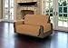 Linen Store Furniture Protector, Quilted Microsuede Machine Washable Sofa Slipcover with Tucks Perfect for Kids, Dogs, Pets (Camel, Loveseat)