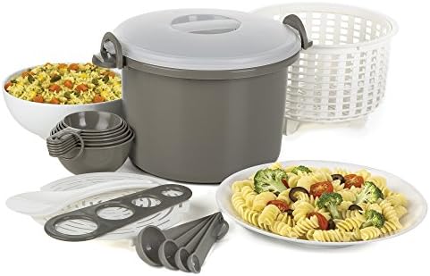 Prep Solutions by Progressive Microwaveable Rice and Pasta Cooker