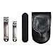 Premium Nail Clippers Set | Fingernail and Toenail Clipper with Nail File, Case and Emery Board | Stainless Steel Nail Cutter Tool Long and Wide for Precise and Clean Cuts | Buy Reliability