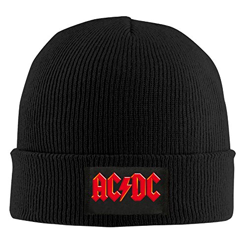 Knit Cap Woolen ACDC Band Logo Beanie Hats