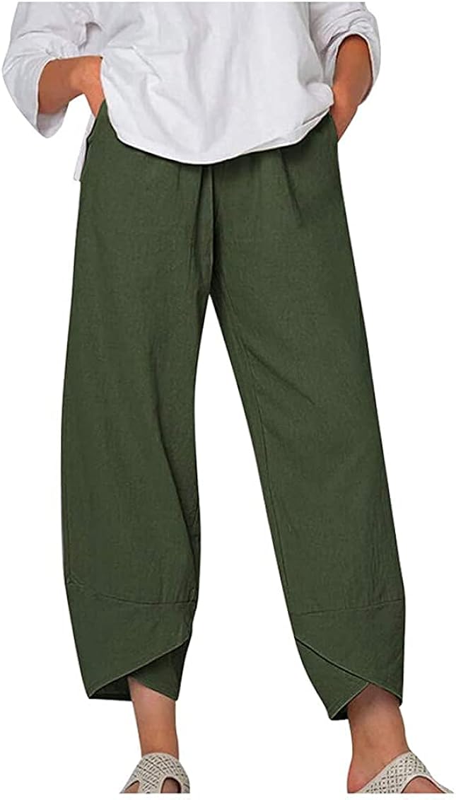 GADSUVI Summer Pants for Women Casual 