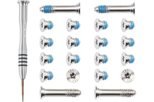 GODSHARK Replacement Screws with Screwdriver for MacBook Air 13 inch A1369 A1466 2010-2017, Unibody Bottom Case Cover P5 Pentalobe Repair Replacement Tool Kit Notebook Laptop PC Computer Screw