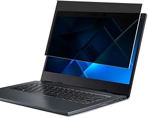 Puccy Privacy Screen Protector Film, compatible with ACER TravelMate P4 TMP414-51-58VH 14