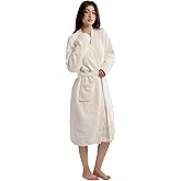 WESHIONGOO Women’s Robe Luxury Knit Bathrobe for Women Ultra-Soft Plush Fleece Robe, Cozy Spa-Like Longwear (One Size)