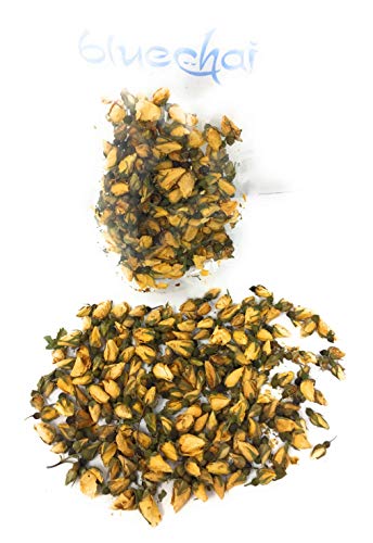 image for Bluechai Yellow Rose Buds - Organic Dried brilliant Yellow Rose Petals
