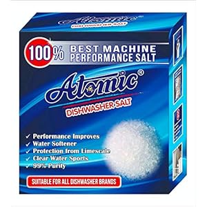 Atomic Dishwasher Detergent Salt- 900GM