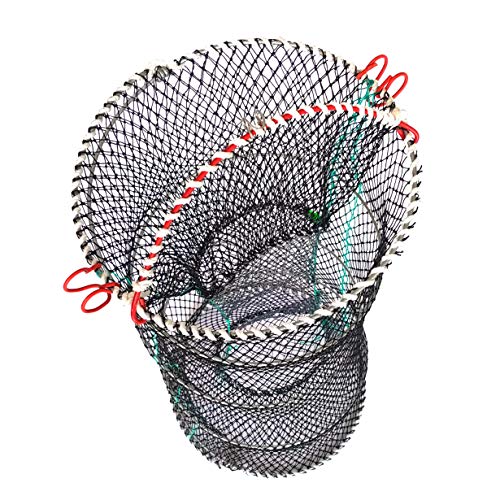 Boom&HIT Portable Folded Bait Crawfish Trap for Lobster Shrimp Crawdad