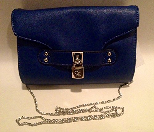 Clutch With Chain Crossbody Strap- Cobalt Blue Jessica Simpson Irene