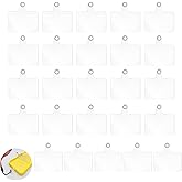 UtySty 25 Pack Phone Tether Tab Transparent Phone Lanyard Tabs Replacement Phone Lanyard Patch Without Adhesive Pads Patches for Hand Wrist Strap Lanyards Charm Chain Neck Strap Crossbody Lanyards