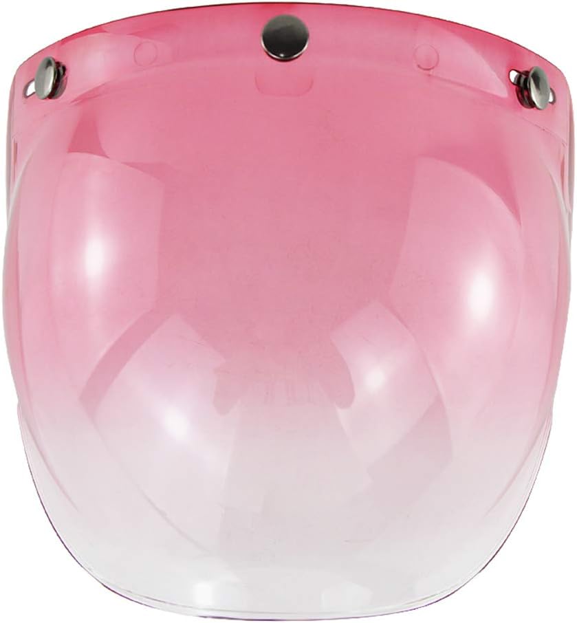 Jackallo Visi/&egrave;re de Casque /&agrave; Visage Ouvert Casque de Moto Bulle Visi/&egrave;re Bouclier de Bulle Accessoires de Casques de Moto