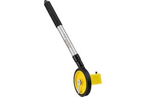 Firecore Measuring Wheel Telescopic Measure Wheel 4-Inch, Distance Measuring Wheel in Feet and Inches with Starting Point Arr