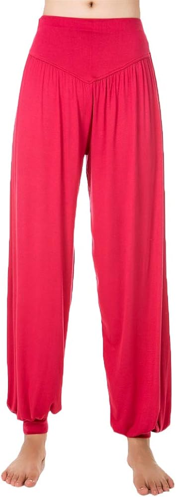 Hioinieiy Women’s High Waisted Harem Pants Max Soft Thin Genie Loose Pant Casual Yoga Palazzo