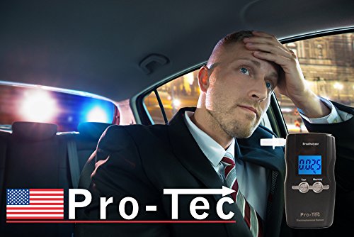 Pro-Tec X2000 breathalyzer | Portable Professional Grade Blood Alcohol screening Device | DOT and NHSTA Approved FDA 510(k) Cleared | Breath Meter