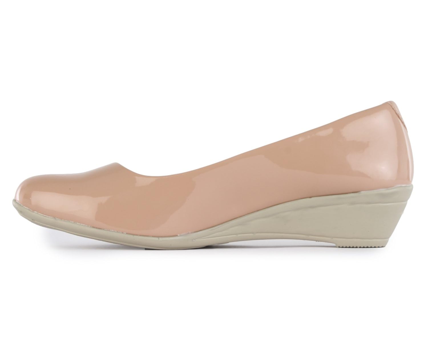 trase black-cream formal shoes for women