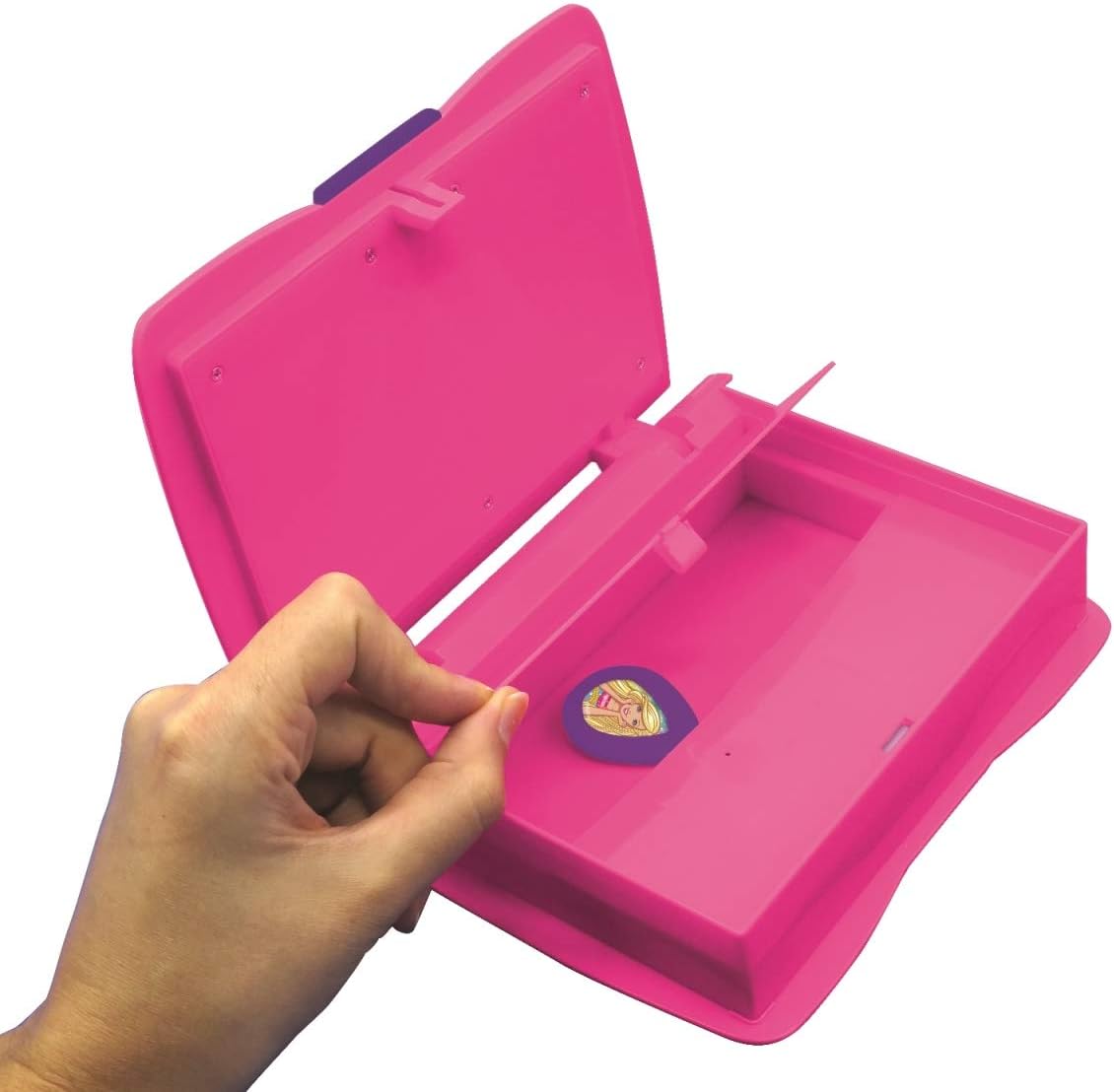 LEXIBOOK SD15BBY Mattel Barbie, Electronic Secret Diary with Light and Sound, Unicorn Plush, Notebook, Magic Key - Image 4