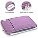Egiant Laptop Sleeve Water Resistant Protective Fabric Case Compatible 14-15.4 Inch Notebook, Chromebook 14, Computer Notebook Carrying Bag Cover, Purple