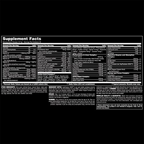 Animal Pak Convenient AllinOne Vitamin & Supplement Powder Zinc