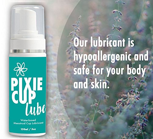 Easiest and Best Way to Insert Your Diva Cup - An Absolute Must For New Menstrual Cup Users - A Water Based and Natural Lubricant (5 Full Ounces)