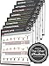 FTKL Kettlebell High Intensity Exercises - Laminated Poster / Chart - Strength & Cardio Training Chart - Core - Chest - Legs - Shoulders & Back - Build Muscle, Tone & Tighten 18