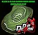 Hydrographic Film Carbon Fiber Black & Clear Transparent Background Real Carbon Fiber Look Hydro Graphic Water Transfer Film Hydro Dipping Dip Demon