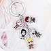 Opopark Anime Sakura Kakashi Itachi Metal Keychain Bag Car Key Ring