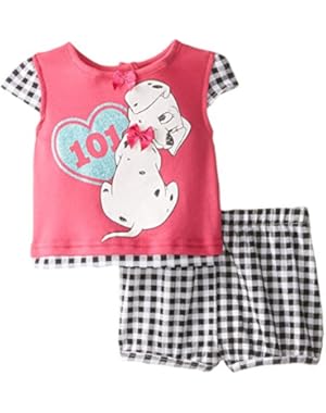 Baby Girls' Dalmatians 2 Piece Diaper Set