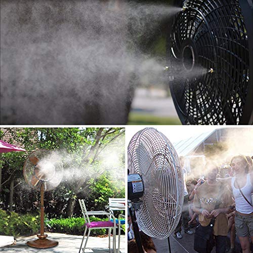 MNOPQ Fan Misting System Kit for DIY Cool Patio Breeze with 20 FT
