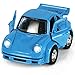 iPlay, iLearn Toy Diecast Car Play Vehicles, Classic Diecast Model Cars, Old Car Models, Moving Vehicle Toys, Pull Back Action with Lights and Sounds 1:38 (Blue)