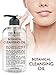 Deep Cleansing Oil - 100% Pure & Natural, 9 fl oz with Sponges - Botanical Facial Cleanser, Eye Makeup Remover, Stretch Mark oil & Massage Oil