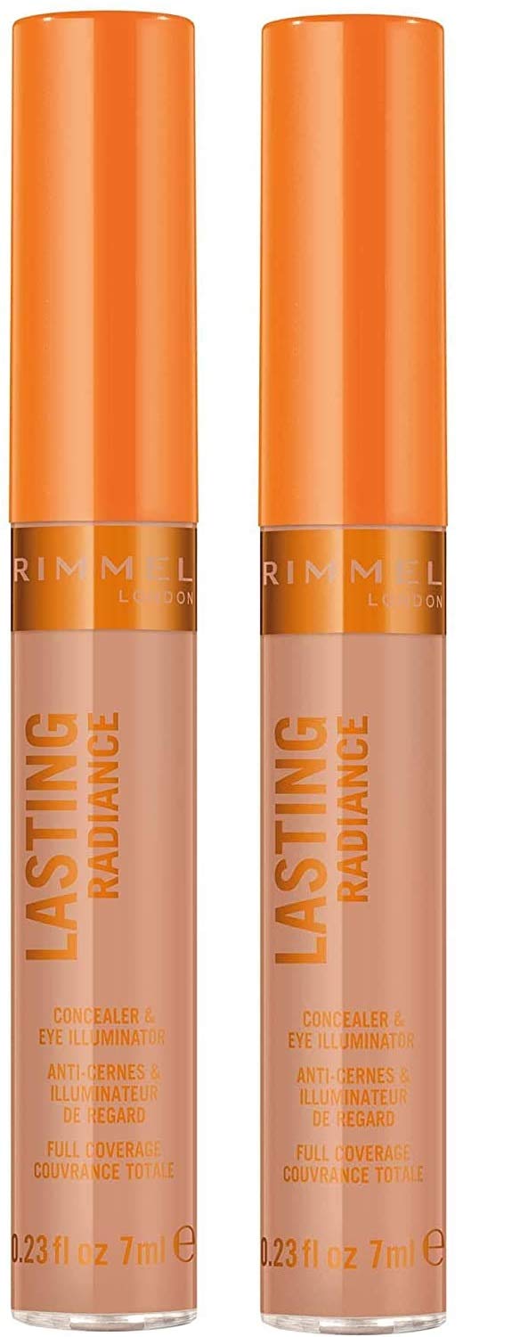 Rimmel Lasting Radiance Full Coverage Concealer and Eye Illuminator, SPF 25, 70 Fawn 2 Pack