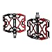 MZYRH Mountain Bike Pedals, Ultra Strong Colorful CNC Machined 9/16