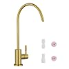 Clean Drinking Water On Tap! ISpring Brushed Nickel RO Faucet – Lead-Free, High Arc, Deck Mount