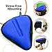 Bikeroo Comfort Bike Seat Cushion - Blue Wide Padded Gel Cover for Exercise, Mountain & Road Bikes, Universal Fit for Peloton & Stationary Bikes
