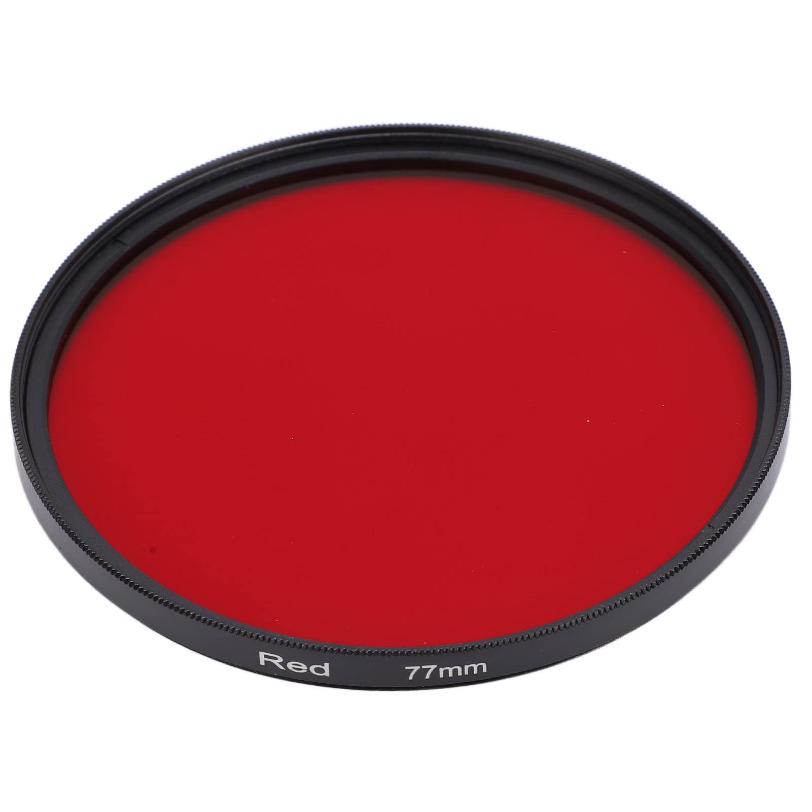 Red Camera Lens Filters, 82mm 77mm 72mm DSLR Digital Camera High Definition Camera Red Full Color Lens Filter Waterproof Oil Proof Camera Lens Filter with Lens Filter Case,for Most of DSLR(77mm)