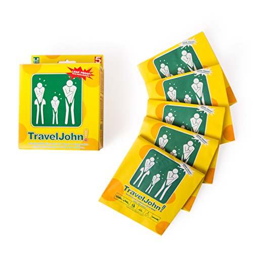 TravelJohn Disposable Vomit/Urine Bag for Children and Adults 5 Pack