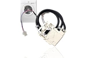 FUZIDDN WH08X33879 Washer Lid Lock Assembly - Stainless Steel Spring & IP55 Waterproof, UL Certified Fit for GE PTW600/PTW700/PTW900 Series, GTW220/GTW385, HTW265 Models (Replaces WH08X37859)