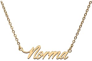 GR859C Name Tag Necklaces for Her His Friends Familys Relationship Memory Jewelry Gift