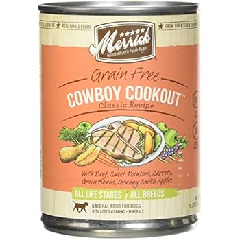 Merrick Cowboy Cookout Canned Dog Food 13.2oz: Canned Wet