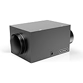 AC Infinity Inline Filter Box 8" with High Efficacy Filter, Whole House HVAC Filtration Kit, Fits 8-Inch Inline Duct Fans for