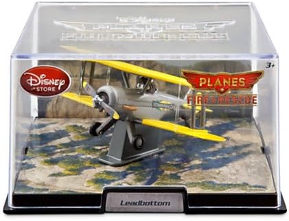 Disney - Planes Fire and Rescue - LEADBOTTOM - 1:43 scale and in display case